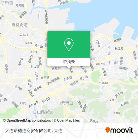 大连诺德连商贸有限公司地图
