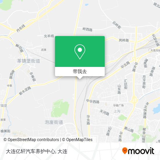 大连亿轩汽车养护中心地图
