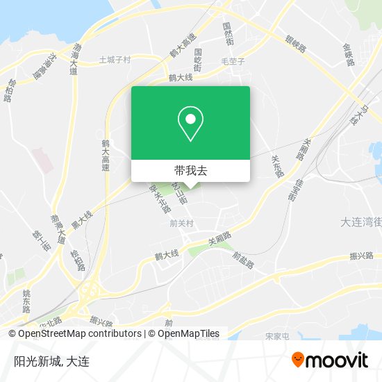 阳光新城地图