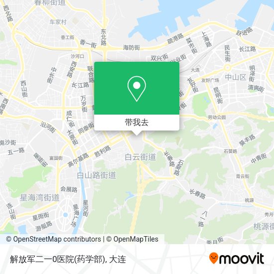 解放军二一0医院(药学部)地图