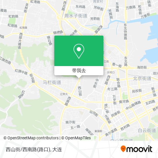 西山街/西南路(路口)地图
