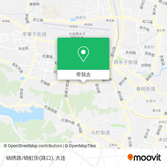 锦绣路/锦虹街(路口)地图