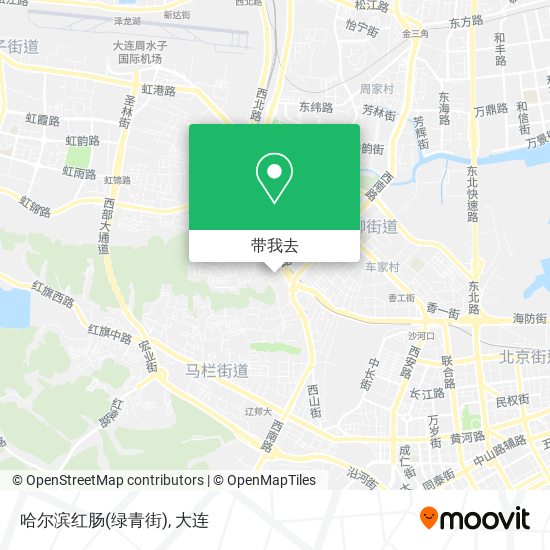 哈尔滨红肠(绿青街)地图