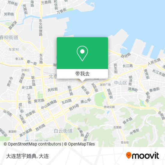 大连慧宇婚典地图