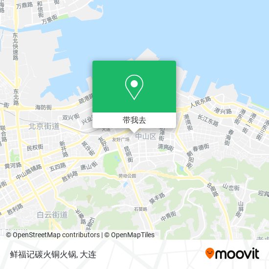 鲜福记碳火铜火锅地图