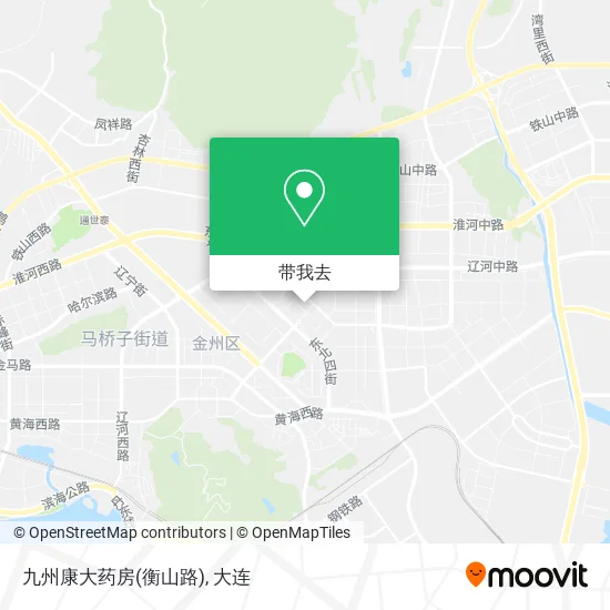 九州康大药房(衡山路)地图