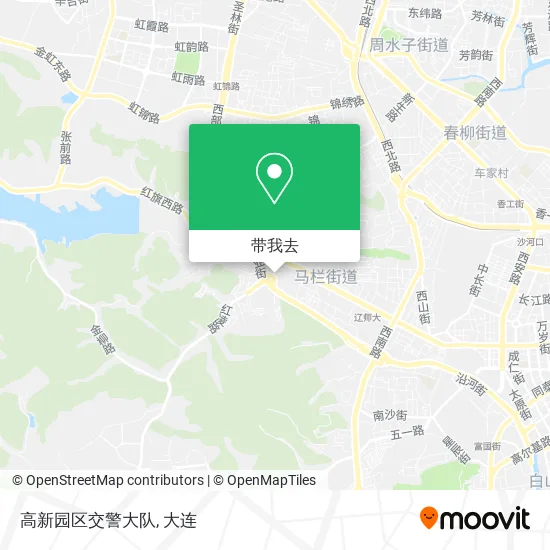 高新园区交警大队地图