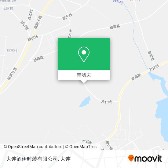 大连酒伊时装有限公司地图