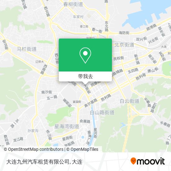 大连九州汽车租赁有限公司地图