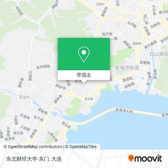 东北财经大学-东门地图