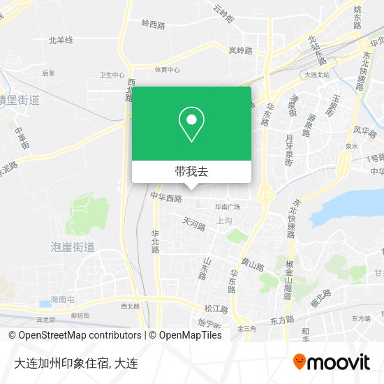 大连加州印象住宿地图