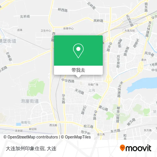 大连加州印象住宿地图