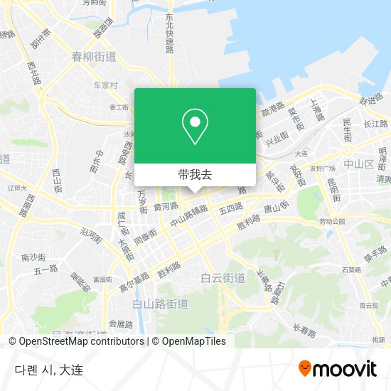 다롄 시地图