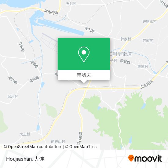 Houjiashan地图