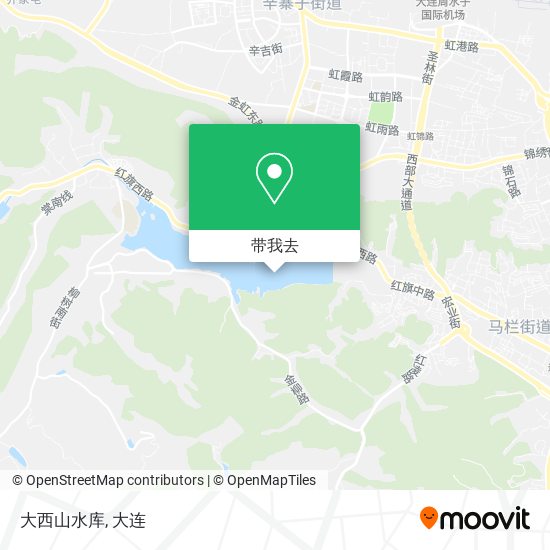 大西山水库地图