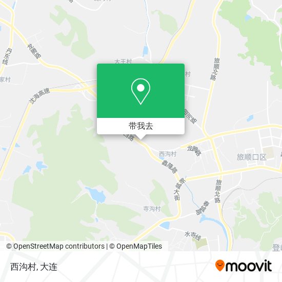 西沟村地图
