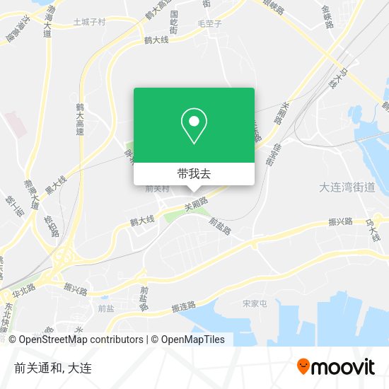前关通和地图