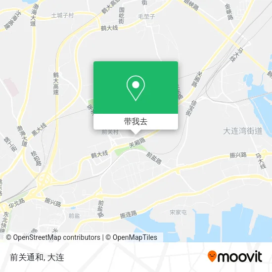 前关通和地图