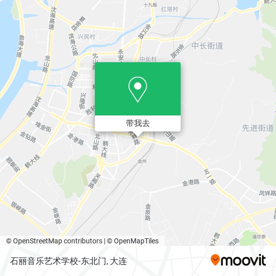 石丽音乐艺术学校-东北门地图