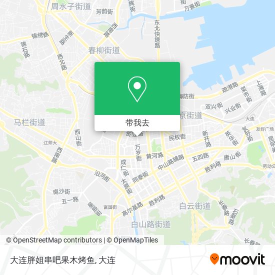 大连胖姐串吧果木烤鱼地图