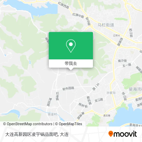 大连高新园区凌宇锅品面吧地图