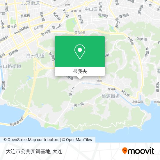 大连市公共实训基地地图