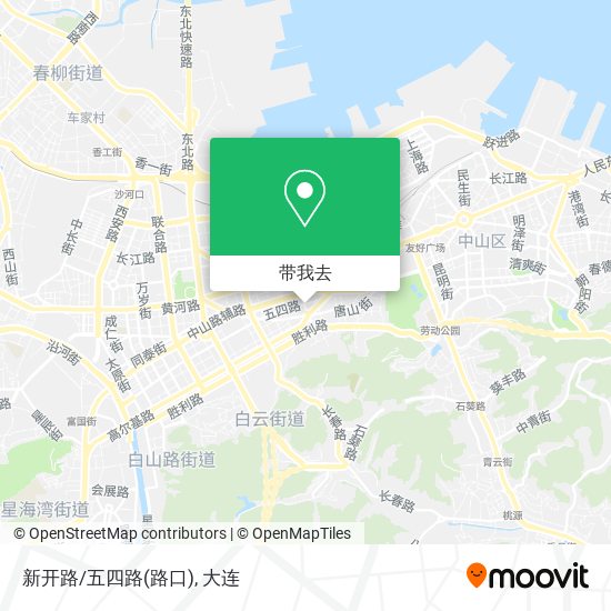 新开路/五四路(路口)地图