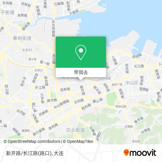 新开路/长江路(路口)地图