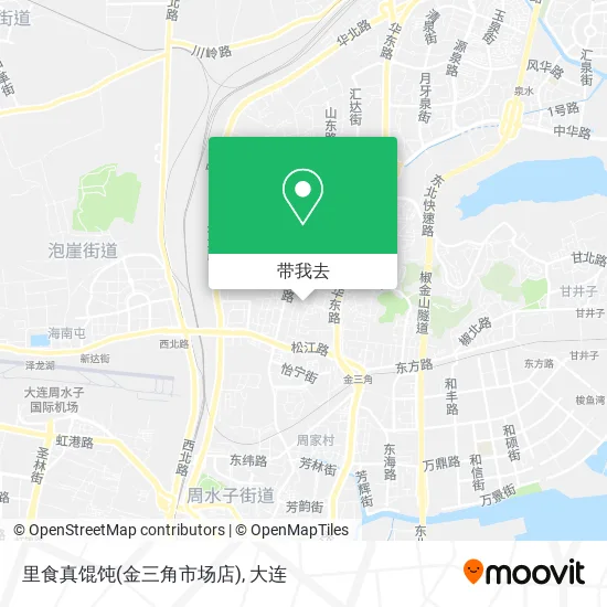 里食真馄饨(金三角市场店)地图