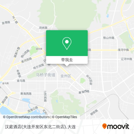 汉庭酒店(大连开发区东北二街店)地图