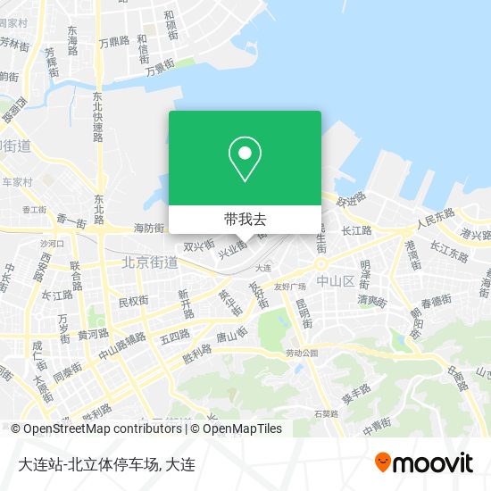 大连站-北立体停车场地图