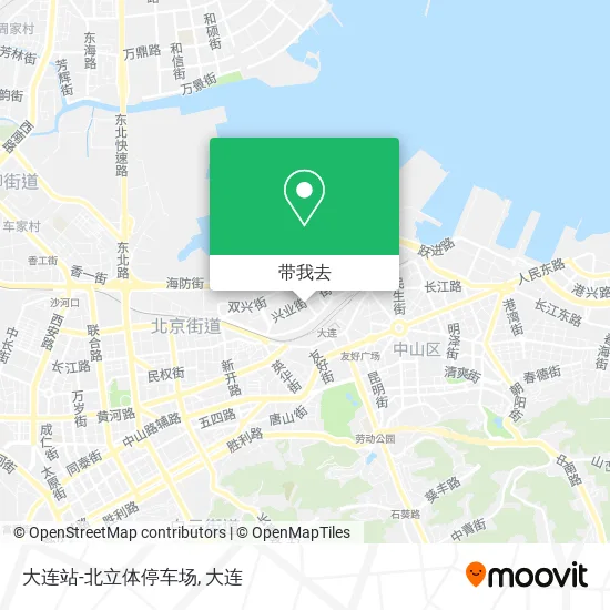 大连站-北立体停车场地图