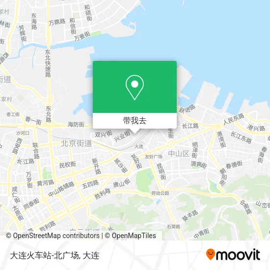 大连火车站-北广场地图
