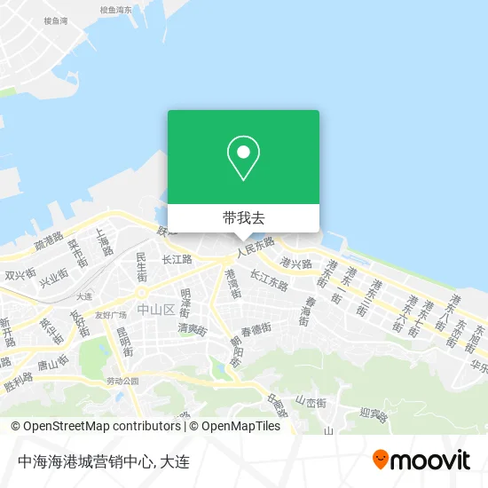 中海海港城营销中心地图