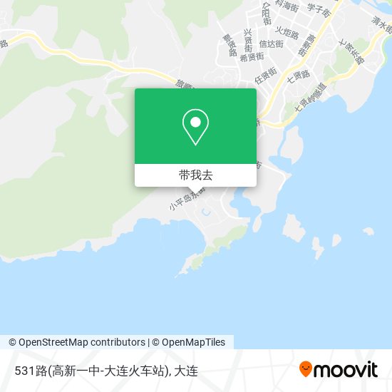 531路(高新一中-大连火车站)地图