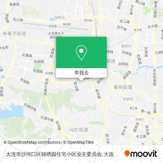 大连市沙河口区锦绣园住宅小区业主委员会地图