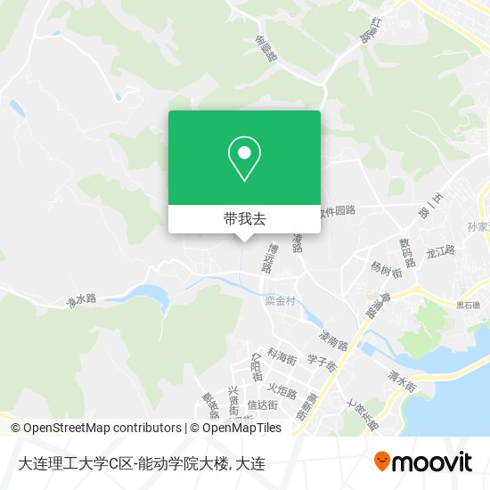 大连理工大学C区-能动学院大楼地图