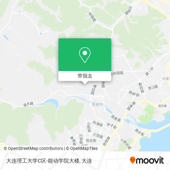 大连理工大学C区-能动学院大楼地图