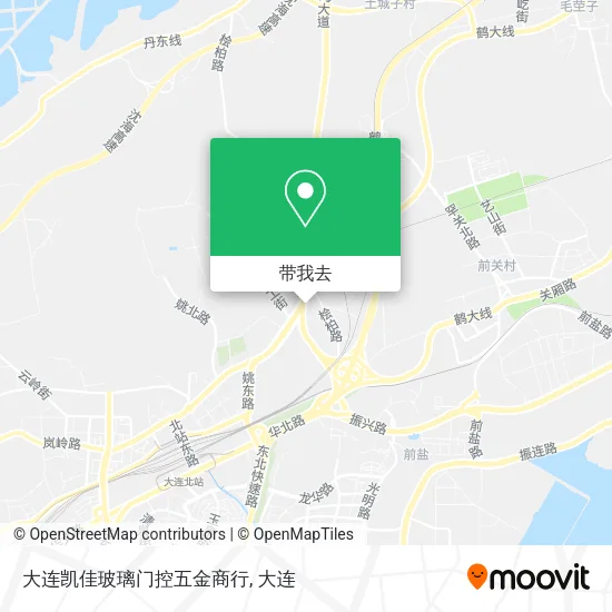 大连凯佳玻璃门控五金商行地图