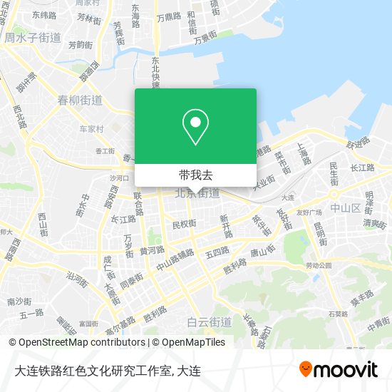 大连铁路红色文化研究工作室地图