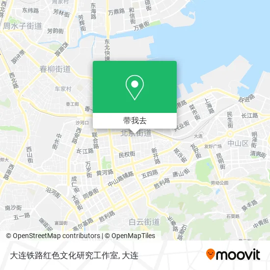 大连铁路红色文化研究工作室地图