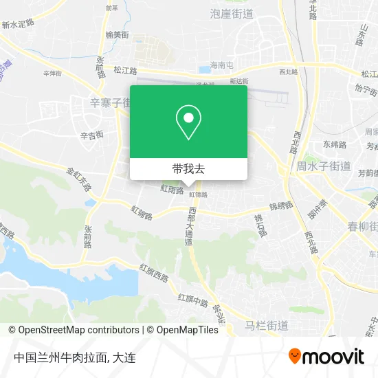 中国兰州牛肉拉面地图