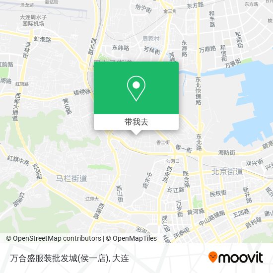 万合盛服装批发城(侯一店)地图