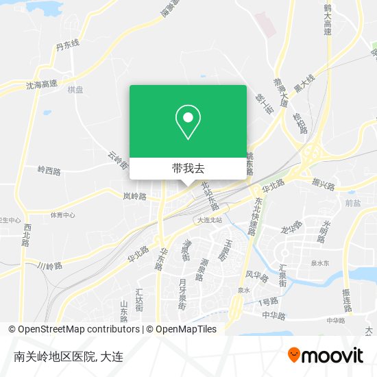 南关岭地区医院地图