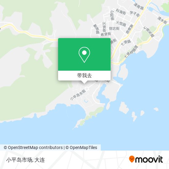 小平岛市场地图
