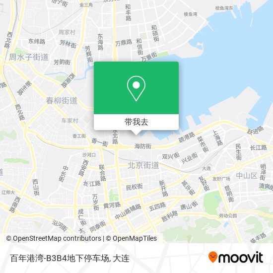 百年港湾-B3B4地下停车场地图