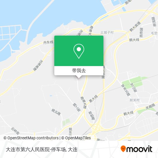 大连市第六人民医院-停车场地图