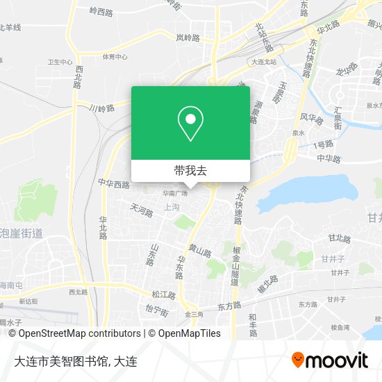 大连市美智图书馆地图