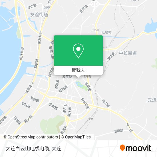 大连白云山电线电缆地图