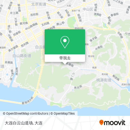 大连白云山道场地图